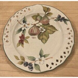 Vintage "Tiffany" Brunnelli 8" Salad Plate: Made In Italy - 3 Available